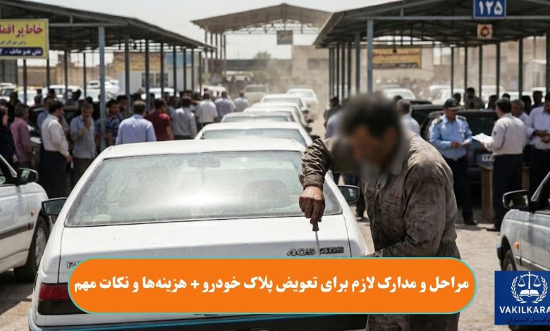 مراحل و مدارک لازم برای تعویض پلاک خودرو + هزینهها و نکات مهم