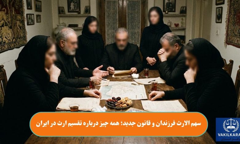 سهم الارث فرزندان و قانون جدید؛ همه چیز درباره تقسیم ارث در ایران