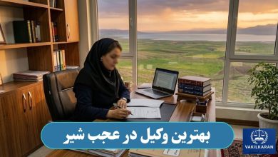 بهترین وکیل در عجب شیر