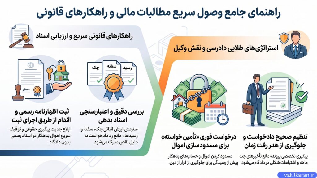 بررسی دقیق اسناد بدهی و ارزیابی اعتبار آنها