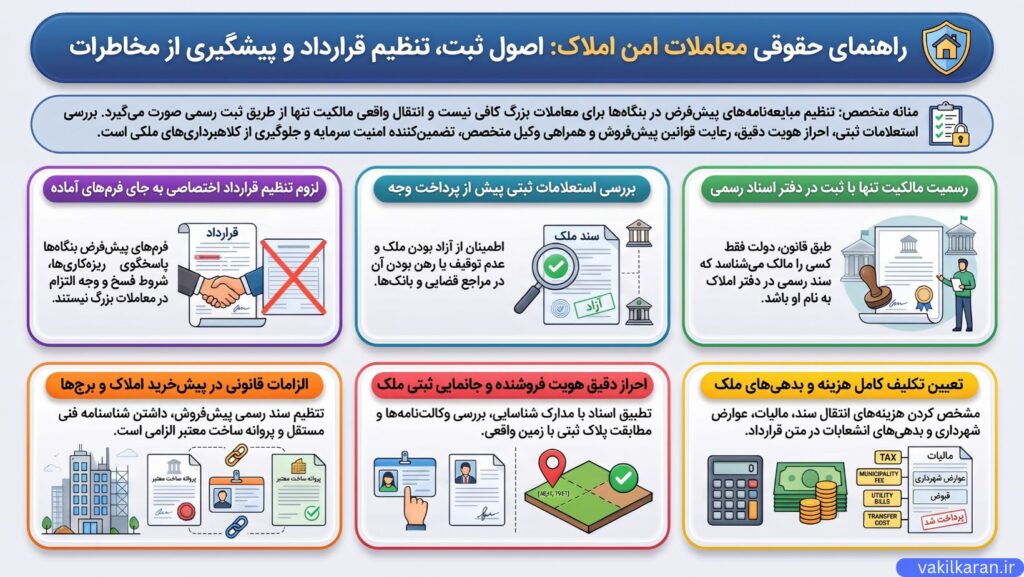 استراتژیهای حقوقی برای مقابله با کلاهبرداریهای ملکی