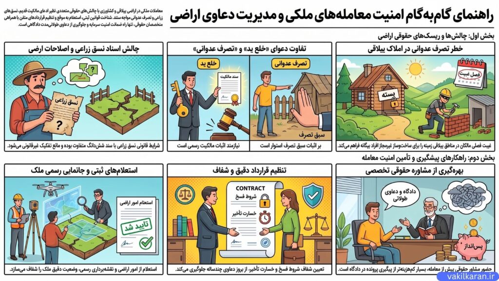 اهمیت پیگیری تخصصی دعاوی ملکی در دادگاههای منطقه