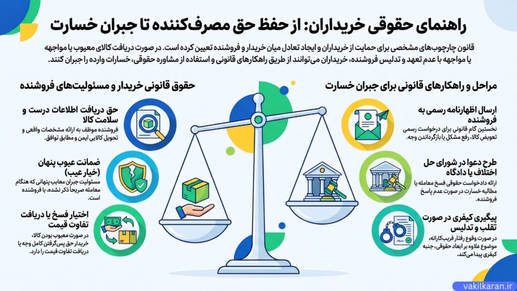 مسئولیتهای قانونی و حقوقی فروشندگان در برابر خریداران