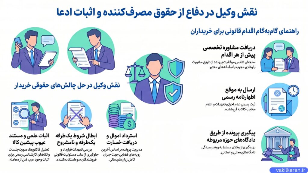 راهنمای اقدام قانونی برای حفظ حقوق خریدار